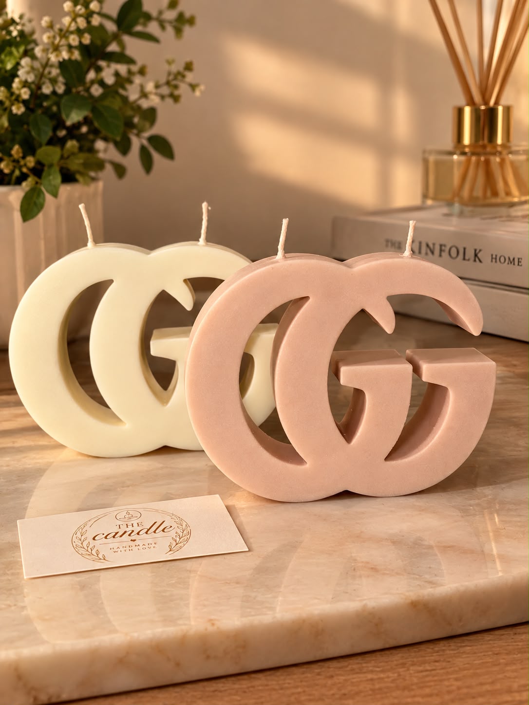 Limited Edition Sculptural Icon Candle (Beige)