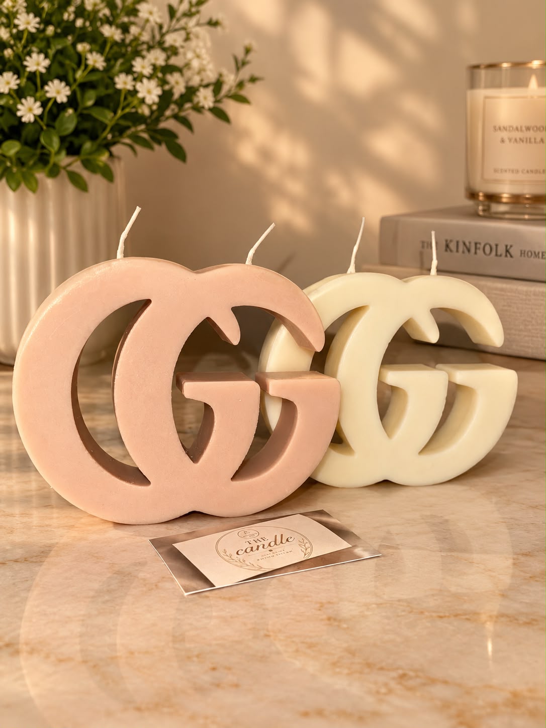 Limited Edition Sculptural Icon Candle(Ivory)
