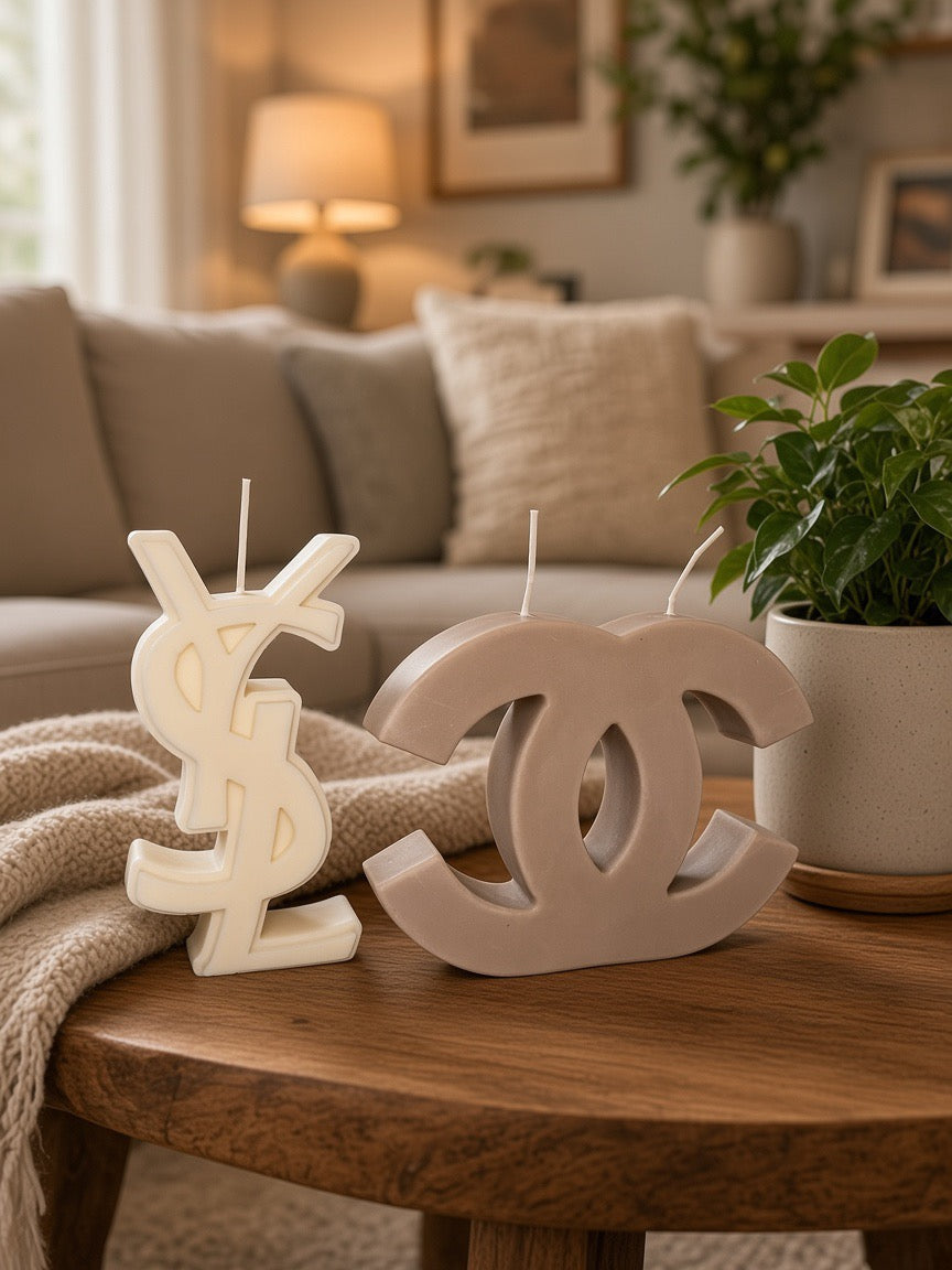 Premium Decorative Logo Candles Designs (Large)