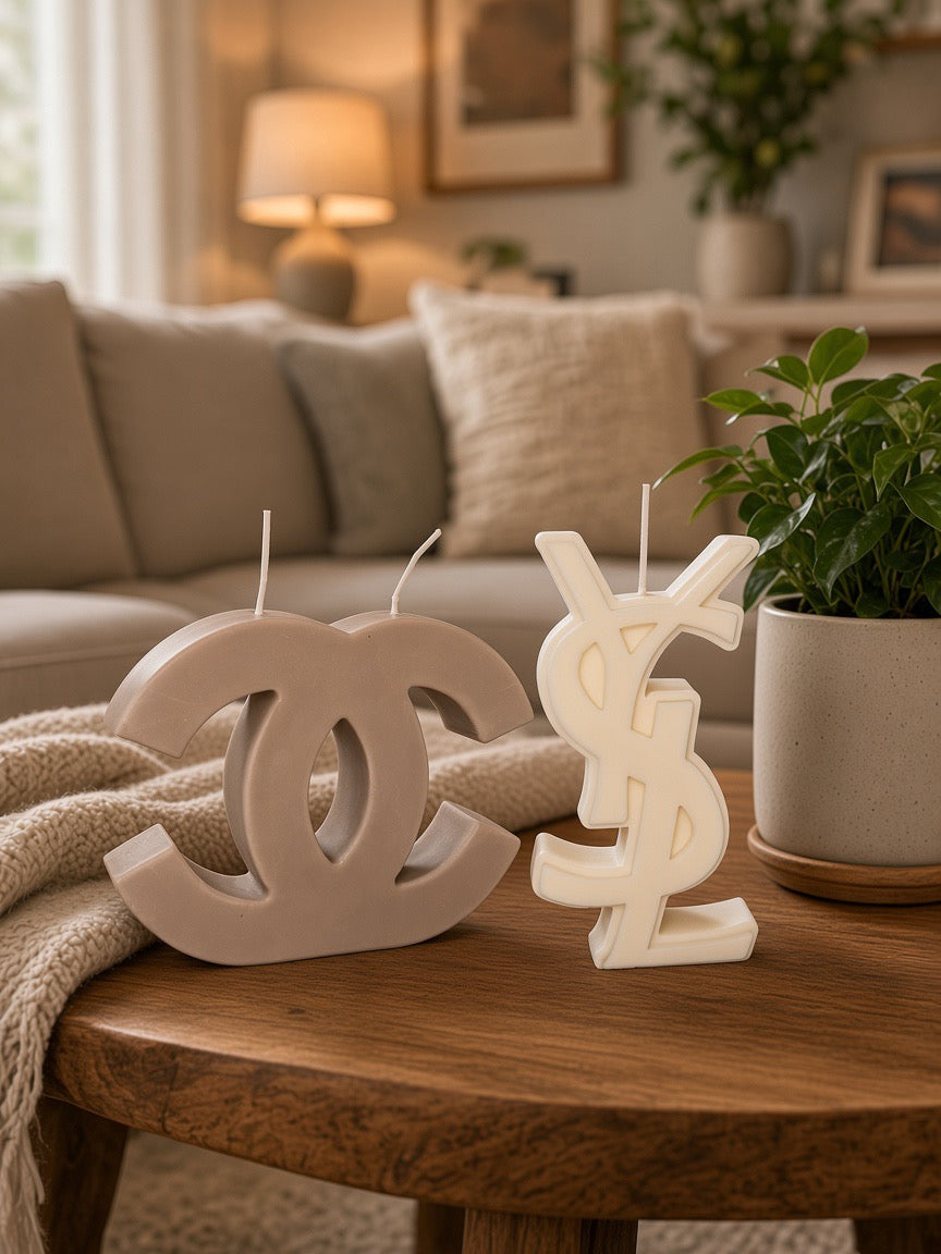 Premium Decorative Logo Candles Designs (Large)
