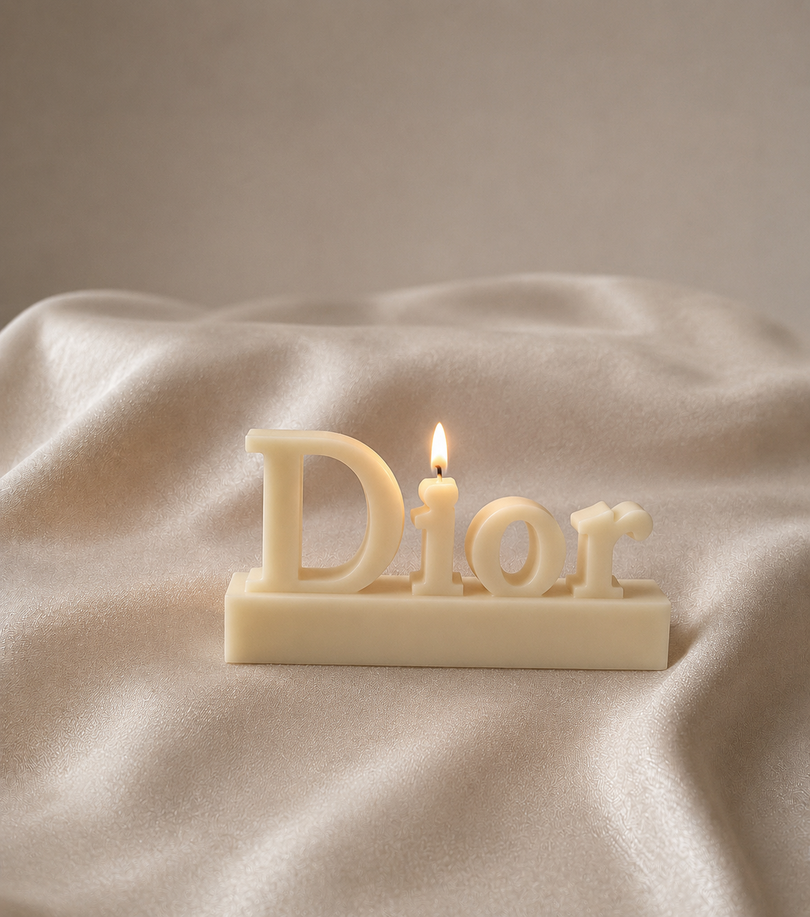 Luxury Statement Letter Candle Medium