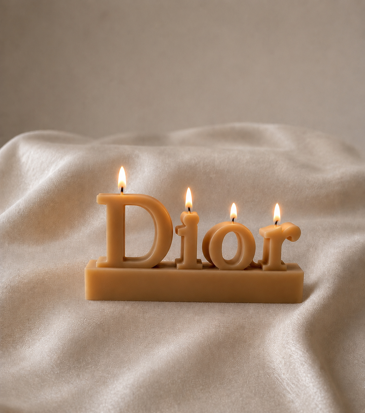 Luxury Statement Letter Candle Medium