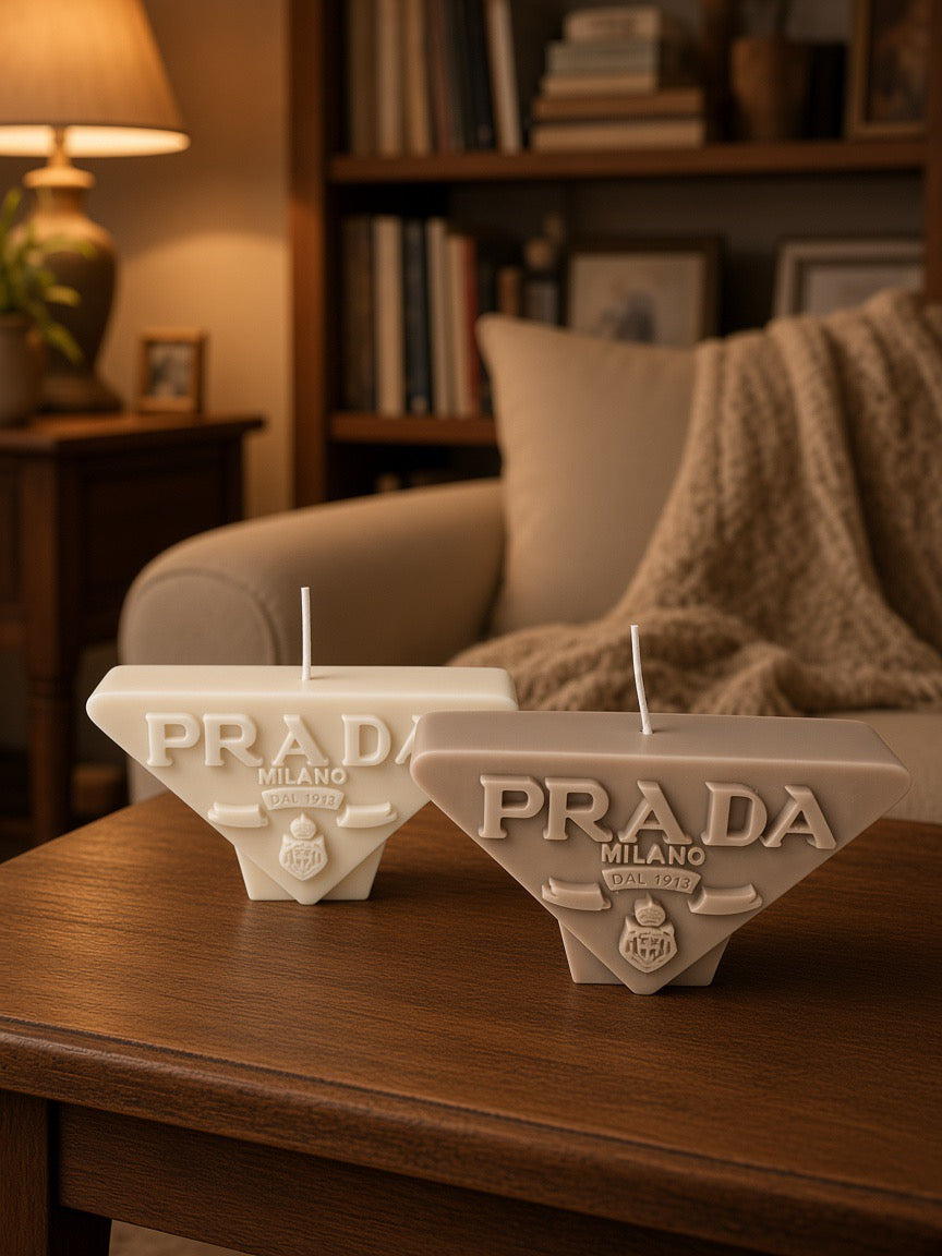 Cozy Luxury: Prada Milano Candles at Home Set