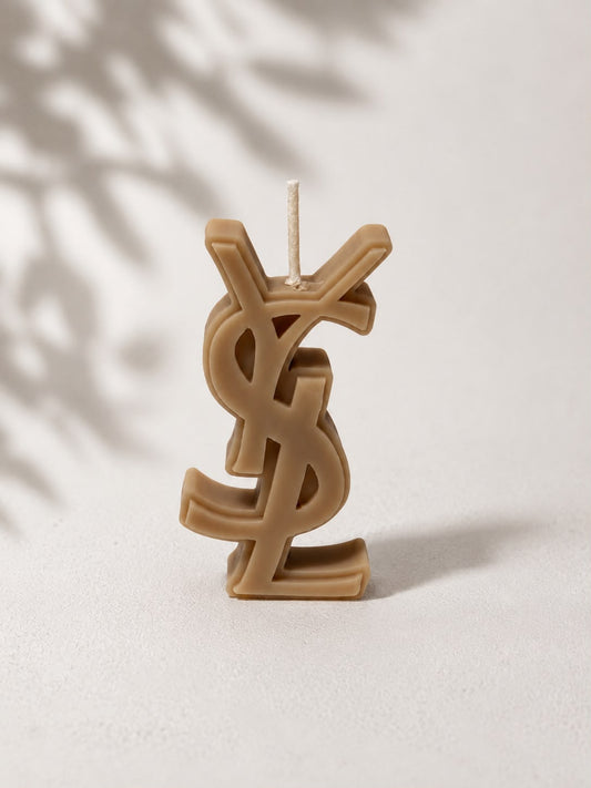 Mini Luxury Monogram Sculptural Candle